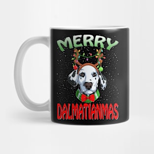 Merry Dalmatianmas Ugly Dalmatian Christmas Xmas Pajamas Mug